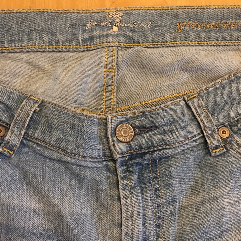 7 For All Mankind Ripped Jeans - Picture 3 of 4
